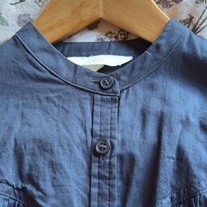 H&M Navy Button-Up Shirt